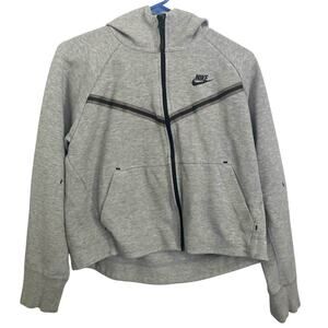 Nike Sportswear Tech Fleece Windrunner Zip Hoodie Jacket Size M Gray Modern